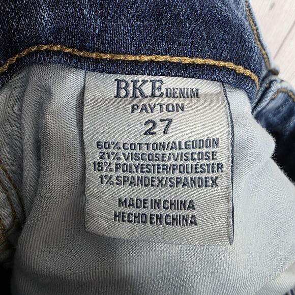 BKE Payton Mid-Rise Cropped Universal Fit Jeans Size 27 - Picture 4 of 5